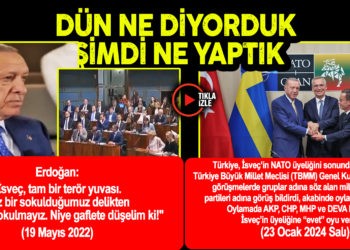 DÜN İSVEÇ TERÖRİST BUGÜN NATOYA GİRMELİ!
