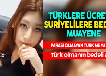 TÜRKLERE ÜCRETLİ SURİYELİLERE BEDAVA MUAYENE