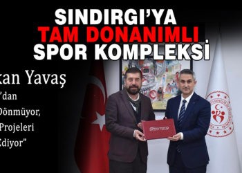 SINDIRGI’YA TAM DONANIMLI SPOR KOMPLEKSİ