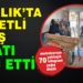 AYVALIK’TA YAĞIŞ HAYATI FELÇ ETTİ