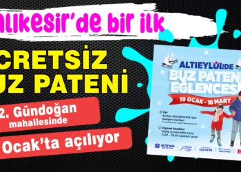 BALIKESİR’E ÜCRETSİZ BUZ PİSTİ AÇILIYOR