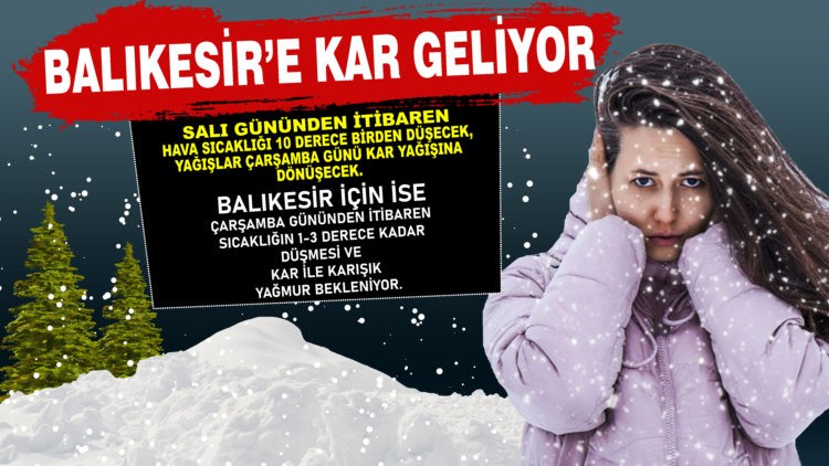 BALIKESİR’E KAR GELİYOR!