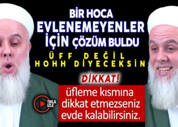 BİR HOCA EVLENEMEYENLER İÇİN ÇÖZÜM BULDU