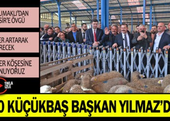 550 KÜÇÜKBAŞ BAŞKAN YILMAZ’DAN