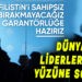 “FİLİSTİNLİ KARDEŞLERİMİZİ ÇARESİZ VE YALNIZ BIRAKMAYACAĞIZ.”