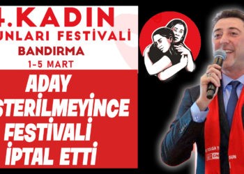ADAY GÖSTERİLMEYİNCE FESTİVALİ İPTAL ETTİ