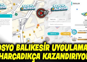 SOSYO BALIKESİR UYGULAMASI KAZANDIRIYOR