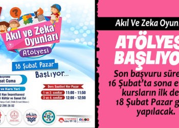 AKIL VE ZEKA OYUNLARI ATÖLYESİ BAŞLIYOR
