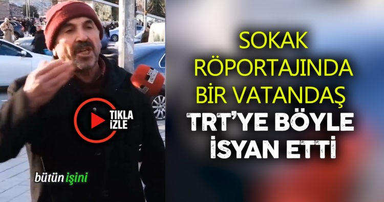 VATANDAŞ TRT’YE BÖYLE İSYAN ETTİ: