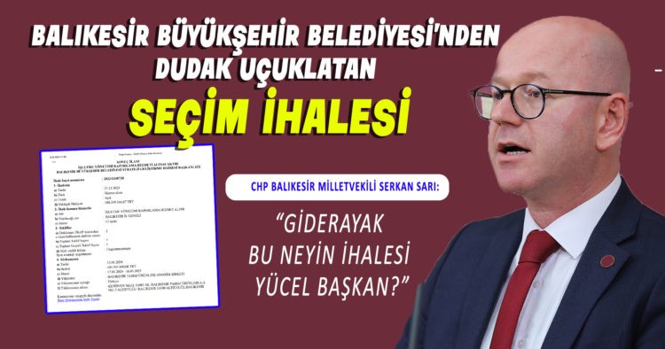 DUDAK UÇUKLATAN SEÇİM İHALESİ