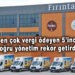 FIRINTAŞ VERGİ REKORTMENİ KIRDI