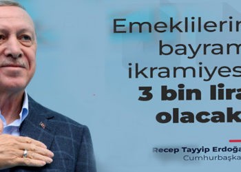 EMEKLİ BAYRAM İKRAMİYESİ 3 BİN