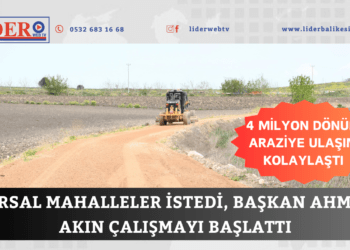 Kırsal mahalleler istedi, Başkan Ahmet Akın çalışmayı başlattı