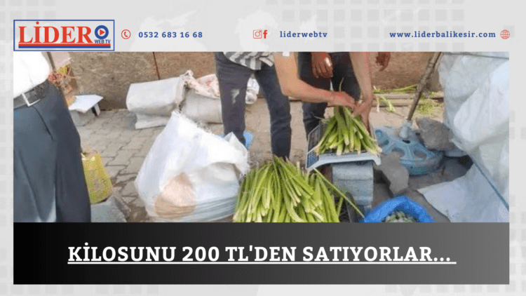 Kilosunu 200 TL’den satıyorlar…