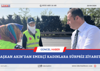 Başkan Akın’dan emekçi kadınlara sürpriz ziyaret