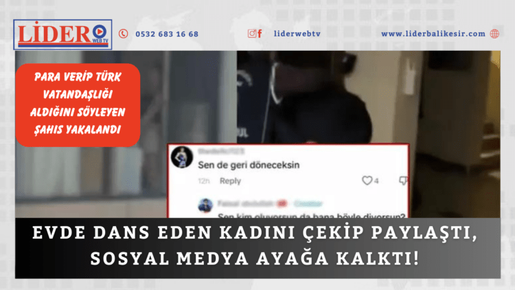Evde dans eden kadını çekip paylaştı, sosyal medya ayağa kalktı! 