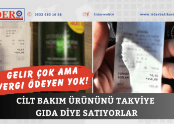 CİLT BAKIM ÜRÜNÜNÜ TAKVİYE GIDA DİYE SATIYORLAR