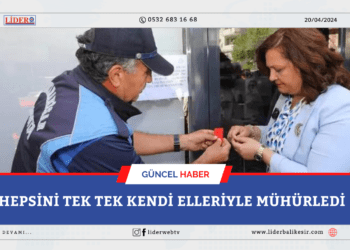 CHP’li başkan Burcu Köksal harekete geçti! Hepsini tek tek kendi elleriyle mühürledi