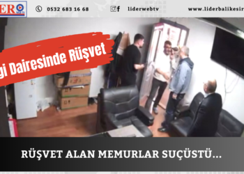 Rüşvet alan memurlar suçüstü…