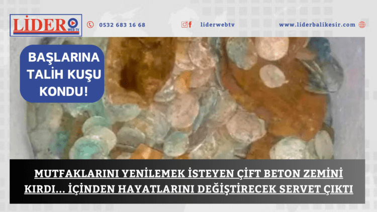 Mutfaklarını yenilemek isteyen çift beton zemini kırdı… İçinden hayatlarını değiştirecek servet çıktı