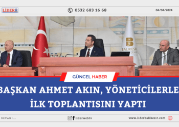 BAŞKAN AHMET AKIN, YÖNETİCİLERLE İLK TOPLANTISINI YAPTI
