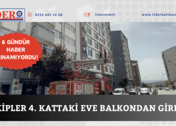 Ekipler 4. kattaki eve balkondan girdi!