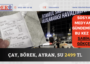 Paylaşılan adisyon sosyal medyada gündem oldu!
