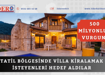 Tatil bölgesinde villa kiralamak isteyenleri hedef aldılar