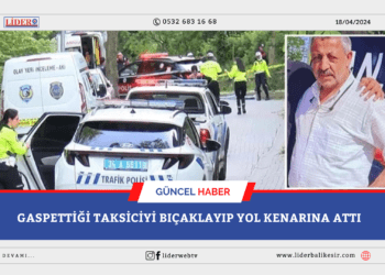 Gasp Ettiği Taksiciyi Bıçaklayıp Yol Kenarına Attı