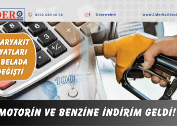 Motorin ve benzine indirim geldi!