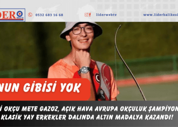 Milli okçu Mete Gazoz, Açık Hava Avrupa Okçuluk Şampiyonası Klasik Yay Erkekler dalında altın madalya kazandı!