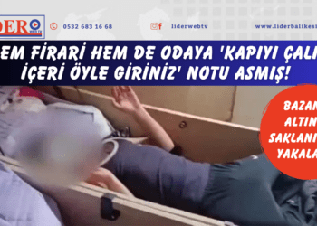 Hem firari hem de odaya ‘Kapıyı çalıp içeri öyle giriniz’ notu asmış! Bazanın altında saklanırken yakalandı