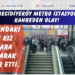 Şişli-Mecidiyeköy Metro İstasyonu’nda kahreden olay! 22 yaşındaki genç kız raylara atlayarak intihar etti..