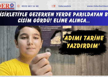 Bisikletiyle gezerken yerde parıldayan bir cisim gördü! Eline alınca… ‘Adımı tarihe yazdırdım’