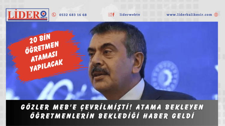 Gözler MEB’e çevrilmişti! Atama bekleyen öğretmenlerin beklediği haber geldi