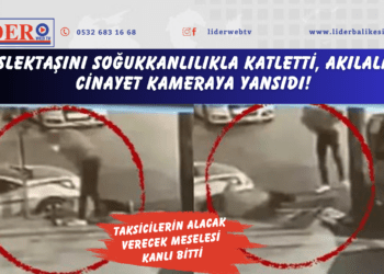 Meslektaşını soğukkanlılıkla katletti, akılalmaz cinayet kameraya yansıdı! Taksicilerin alacak verecek meselesi kanlı bitti
