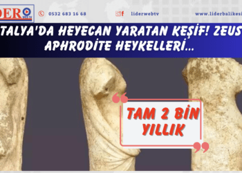 Antalya’da heyecan yaratan keşif! Zeus ve Aphrodite heykelleri… Tam 2 bin yıllık