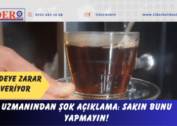Uzmanından şok açıklama: Sakın bunu yapmayın!