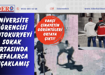 Vahşi cinayetin görüntüleri ortaya çıktı! Üniversite öğrencisi motokuryeyi sokak ortasında defalarca bıçaklamış