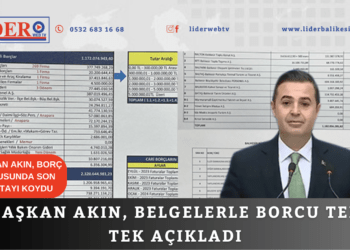Başkan Akın, belgelerle borcu tek tek açıkladı