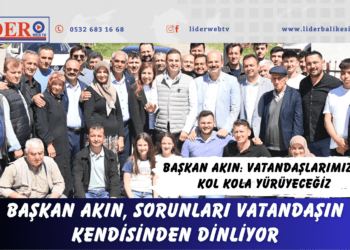 Başkan Akın: Vatandaşlarımızla kol kola yürüyeceğiz