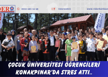 Çocuk Üniversitesi Öğrencileri Konakpınar’da stres attı