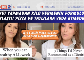 Diyet yapmadan kilo vermenin formülünü paylaştı! Pizza ve tatlılara veda etmeden… İşte 5 basit ipucu ‘Hedefe daha hızlı ulaşacaksınız’