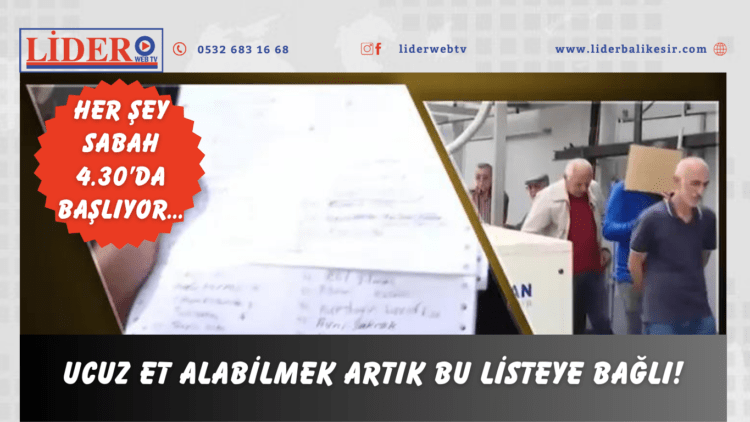 Her şey sabah 4.30’da başlıyor…