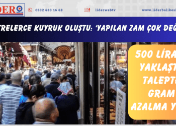 500 liraya yaklaştı, talepte gram azalma yok! Metrelerce kuyruk oluştu: ‘Yapılan zam çok değil…’