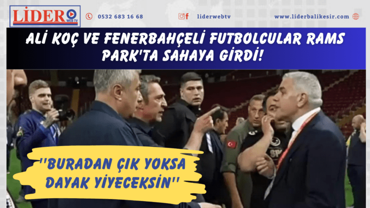 Ali Koç ve Fenerbahçeli futbolcular Rams Park’ta sahaya girdi!