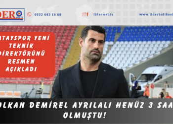 Hatayspor yeni teknik direktörünü resmen açıkladı