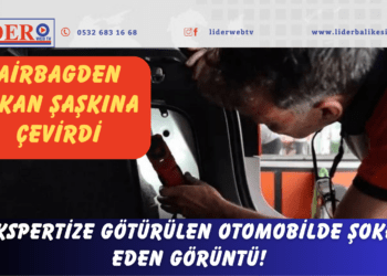 Ekspertize götürülen otomobilde şoke eden görüntü! Airbagden çıkan şaşkına çevirdi