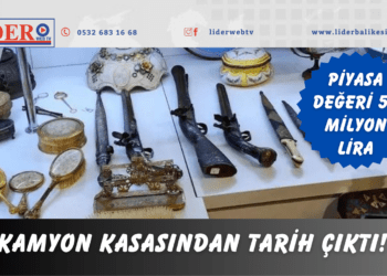 Kamyon kasasından tarih çıktı! Piyasa değeri 50 milyon lira