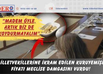 Milletvekillerine ikram edilen kuruyemişin fiyatı Meclise damgasını vurdu! “Madem öyle, artık biz de koydurmayalım”